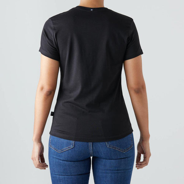 Givelo - Black 100% Peruvian Cotton Tee Women - Ritacuba.co