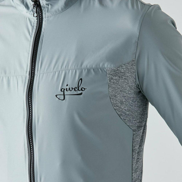 Givelo - Grey Windproof Jacket Unisex - Ritacuba.co