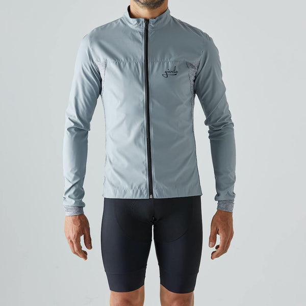 Givelo - Grey Windproof Jacket Unisex - Ritacuba.co