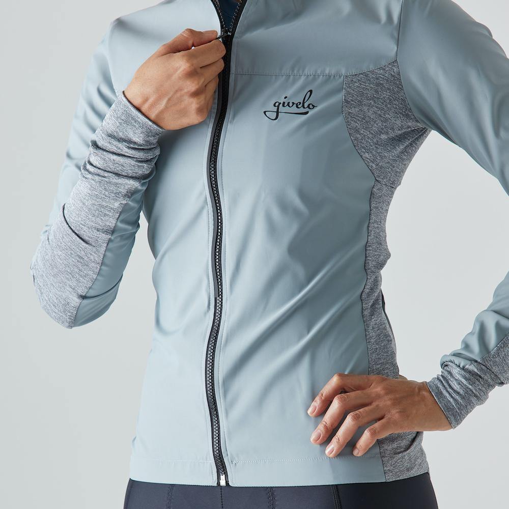 Givelo - Grey Windproof Jacket Unisex - Ritacuba.co