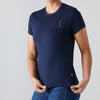 Givelo - Navy 100% Peruvian Cotton Tee Women - Ritacuba.co