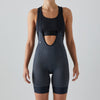 Classic Bib Short Dark Grey Women
