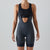 Classic Bib Short Dark Grey Women