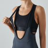 Classic Bib Short Dark Grey Women