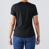Givelo - Black 100% Peruvian Cotton Tee Women - Ritacuba.co