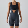 Classic Bib Short Dark Grey Women