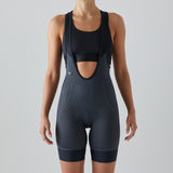 Classic Bib Short Dark Grey Women